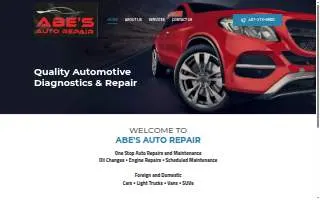 Abe's Auto Repair Inc. website