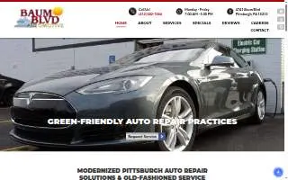 Baum Boulevard Automotive website