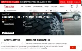 Firestone Complete Auto Care of Cincinnati website