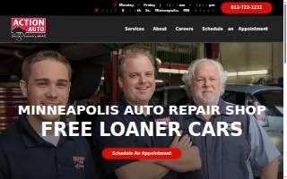 Action Auto Systems website