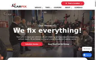 Carfix Auto Repair & Tires - N West St website