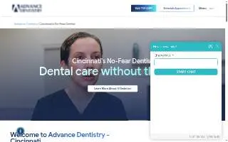 Advance Dentistry website