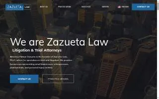 Zazueta Law, PLLC website