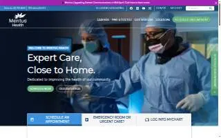 Meritus Medical Center website
