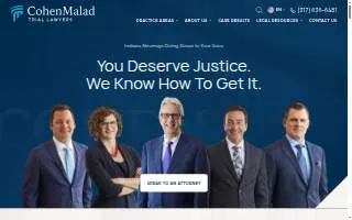 CohenMalad, LLP website
