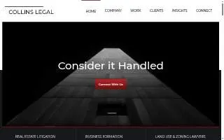 Collins Legal, PLC website