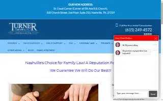 Turner Law Offices, P.C. website