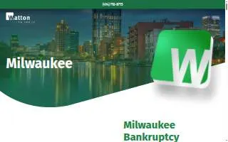 Watton Law Group of Milwaukee website
