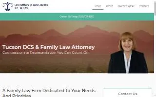 Law Offices of Jane Jacobs website