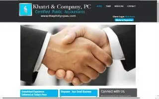 Khatri & Company, PC website