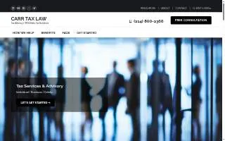 The Law Office of Jason Carr, PLLC website