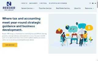 Reeder CPA Group Certified Public Accountants Portland ME website