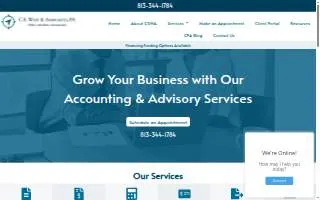 C. S. West & Associates CPAs, P.A website