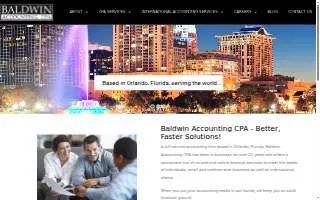 Baldwin Accounting CPA website
