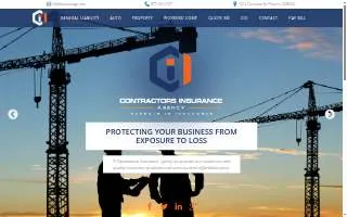 Contractors Insurance Agency Inc website