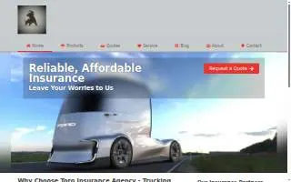 Toro Insurance Agency - Make it simple website