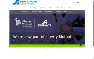 Liberty Mutual Insurance/State Auto Insurance Companies website