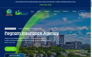 Pegram Insurance of Charlotte website