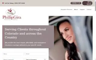 Phillip Gira Insurance Agency website