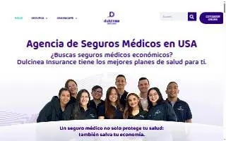 Dulcinea Insurance Agency website