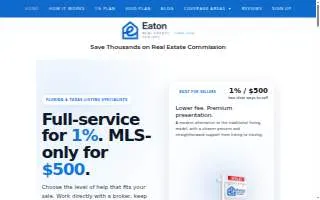 Stephen Eaton Licensed Real Estate Broker website
