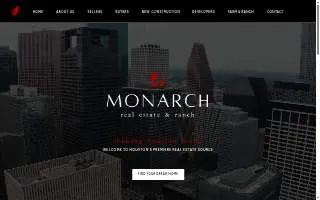 Monarch Real Estate & Ranch website