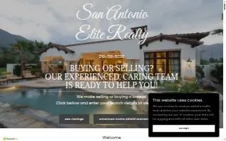 San Antonio Elite Realty website