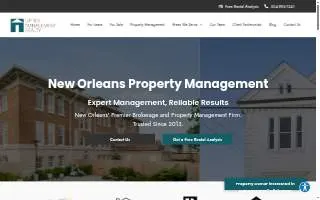 Upper Management Realty website