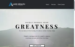 Avid Wealth Partners website