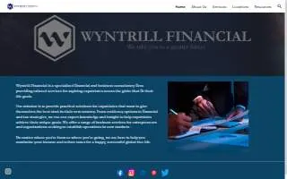 Wyntrill Financial website