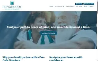 Penobscot Financial Advisors - Portland, Maine website