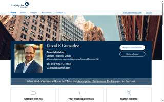 David E Gonzalez - Financial Advisor, Ameriprise Financial Services, LLC