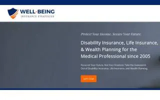 Well-Being Wealth Strategies website