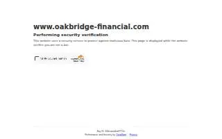 Oakbridge Financial Group website