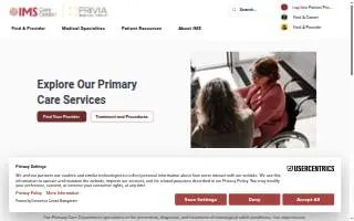 Integrated Medical Services - Primary Care of Phoenix website