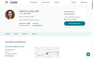Dawn Long, MD - Sharp Rees-Stealy Genesee