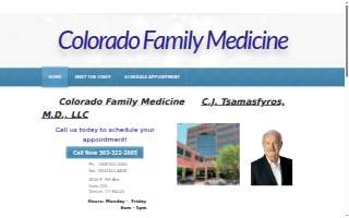 Colorado Family Medcine: Dr. C.J. Tsamasfyros