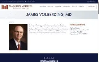 James P. Volberding, MD website