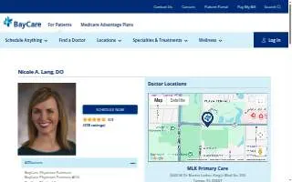 Nicole A. Lang, DO website