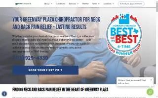 CORE Chiropractic - Greenway Plaza website