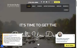 Dr. Nicole Shutko Chiropractic Center website