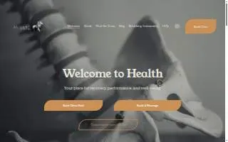 August Chiropractic website