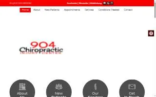 904 Chiropractic & Injury Center - Southside website