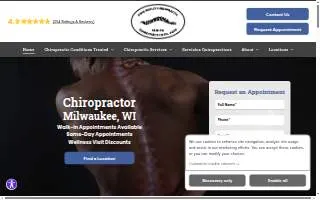 Pope Family Chiropractic (Clínica Quiropráctica) website