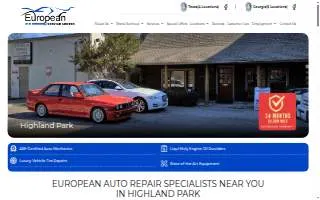 European Service Center - Highland Park website