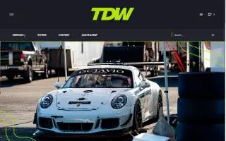 TDW Auto website
