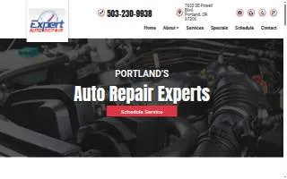 Expert Auto Repair of Portland website