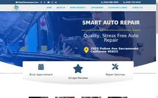 Smart Auto Repair website