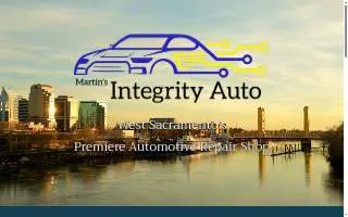 Martin's Integrity Auto of Sacramento website