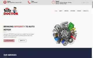 Tampa Auto Doctor website